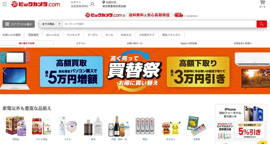 No.069 ビッグカメラ　Webサイト100選